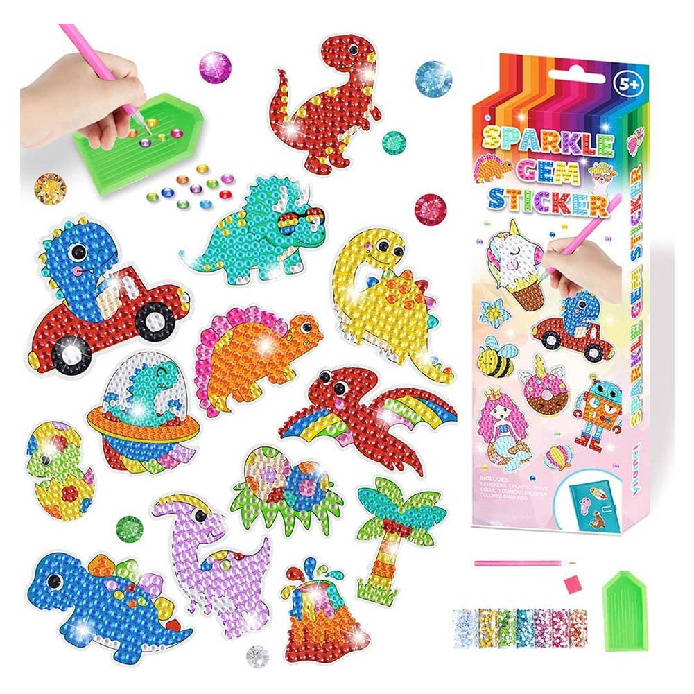 Amazon | Jinmoioy ビーズアートシール 子供 ダイヤモンドアート